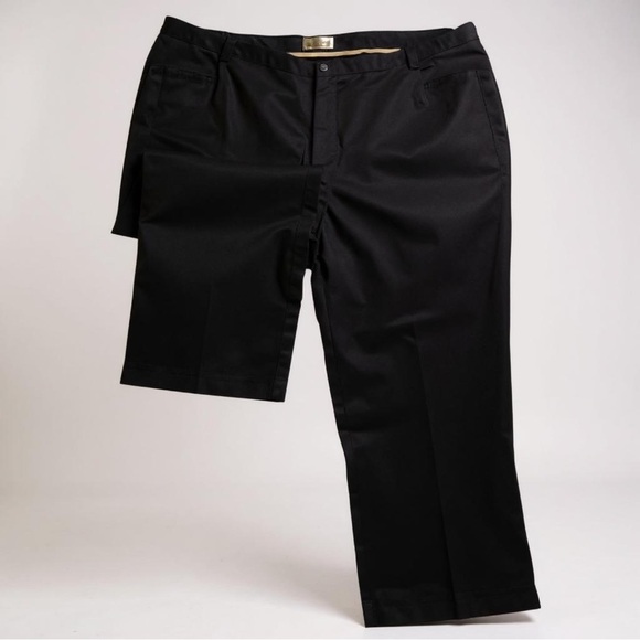 CJ Banks Classic Black Straight Leg Pants, Plus Size 28W - Picture 2 of 7